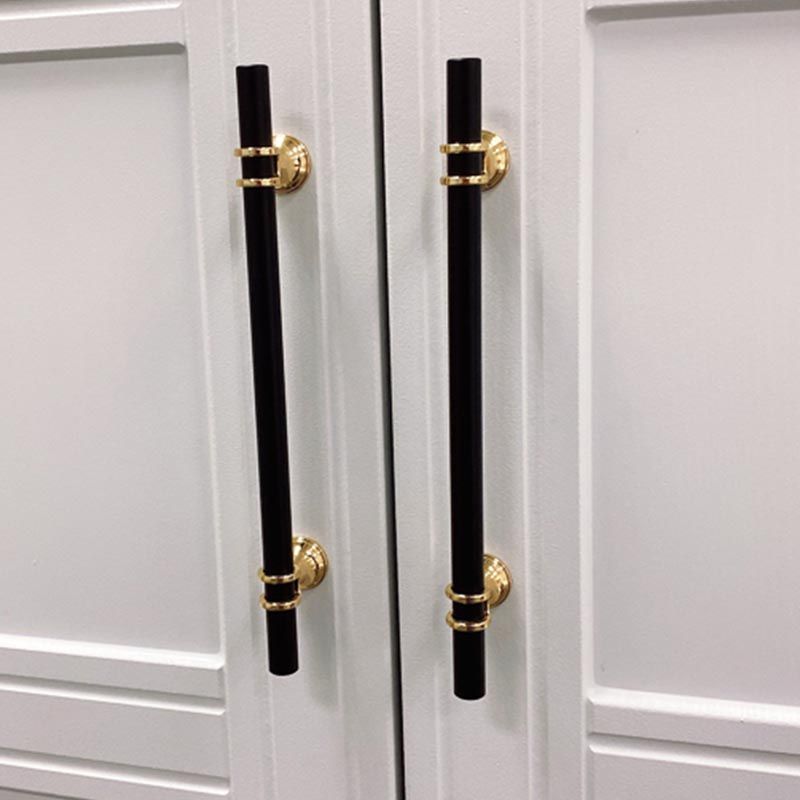 White Wood Wardrobe Cabinet With Drawers and Clothes Hanging Rod Storage Armoire