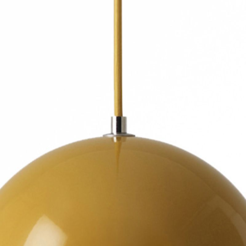 Macaron-stijl hangende verlichtingsarmatuur 1-licht hanger lamp met aluminium voor slaapkamer