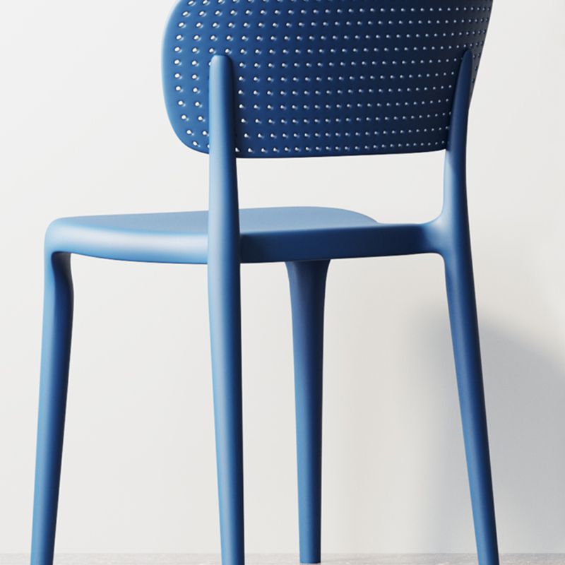 Contemporary Style Side Chair Plastic Dining Side Chair for Indoor