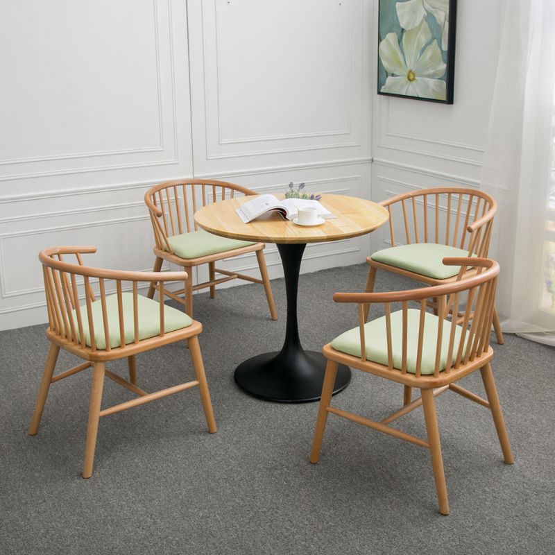 Modern Wood Dining Table Set 1/2/3/5 Pieces Dining Set for Home Use