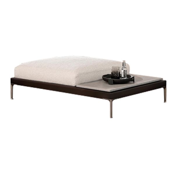 Aluminum Patio Sofa 1 Piece Water Resistant and UV Resistant Outdoor Patio Sofa