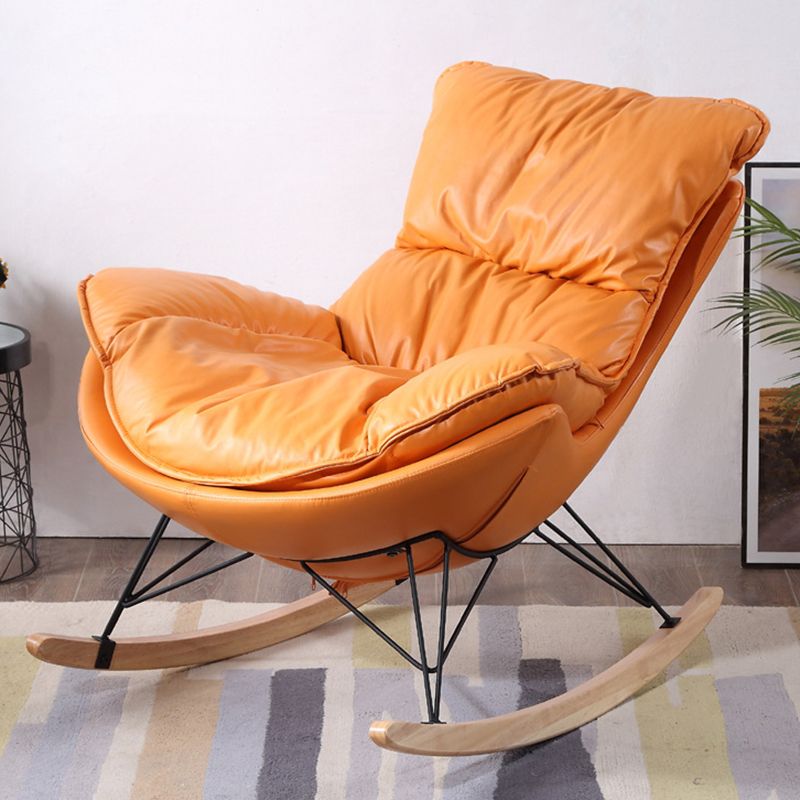 Modern Style Single Rocking Chair Indoor Lazy Sofa Rocking Chair for Living
