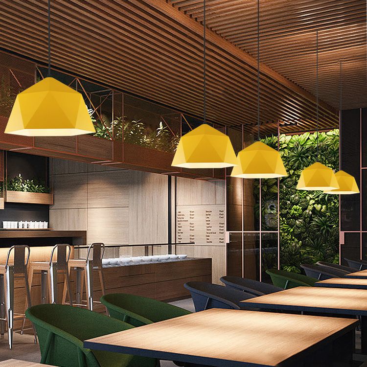 Lumière suspendue colorée à style nordique Macron Pendant Light Hanging Light pour la chambre