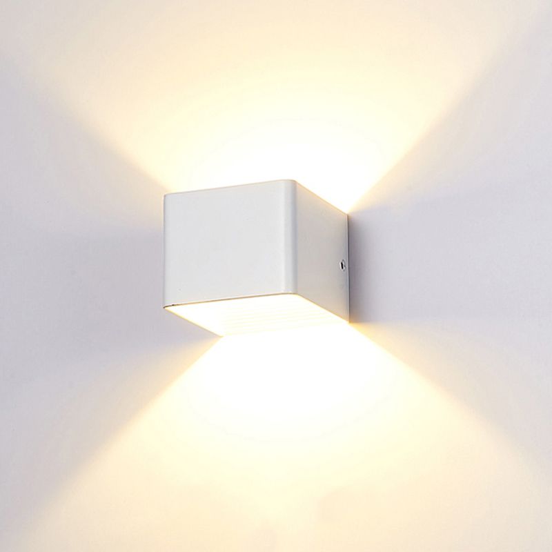 Modern Wall Mount Lamp Nordic Simple Square Wall Sconce Light Fixture for Living Room