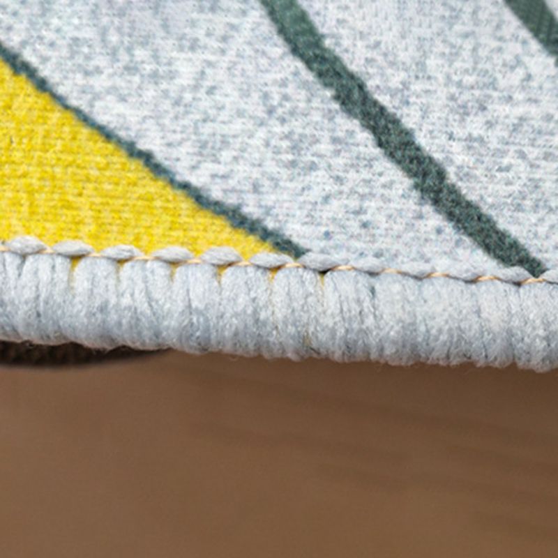 Abstract Painting Rug Polyester Indoor Rug Washable Carpet for Living Room, Office