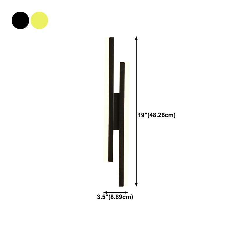 Modern Style Minimalist Wall Mount Light Metal LED Wall Light for Bedroom