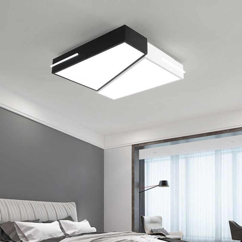 Plafonnier géométrique de style moderne, luminaire de plafond pour chambre à coucher, salon