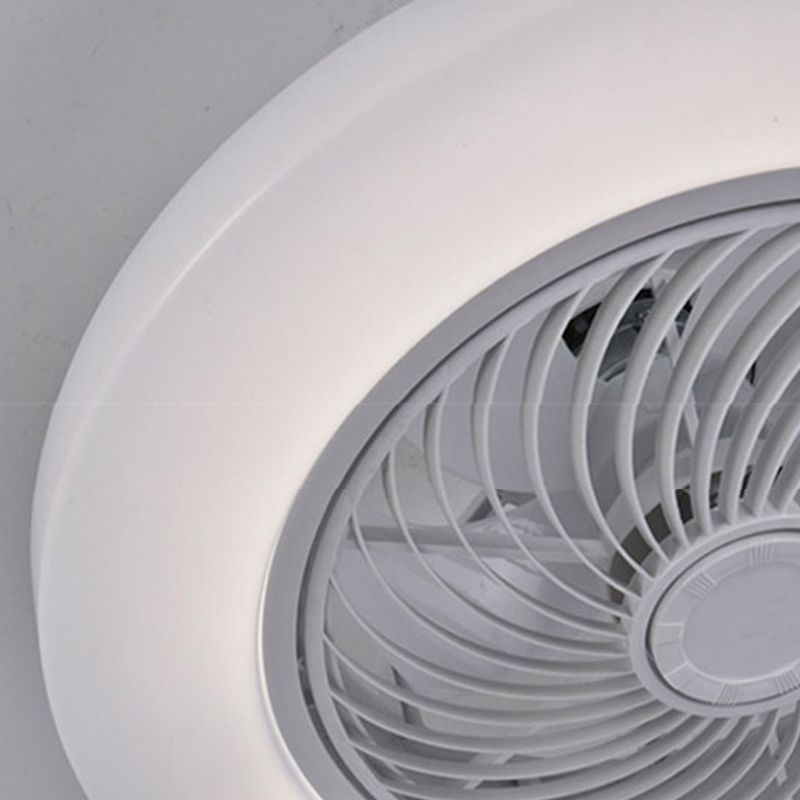 Acrylkreis Lüfterlampenlampenminimalismus LED Semi Flush Mount Light für Schlafzimmer