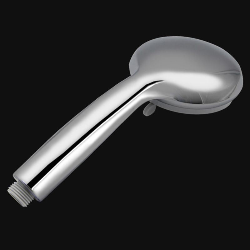 Contemporary Style Shower Head Round Plastic Handheld Shower Head