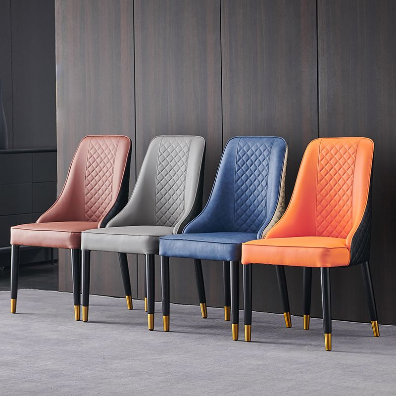 Chaises de salle à manger en bois de style scandinave, chaise Parsons sans bras pour salle à manger