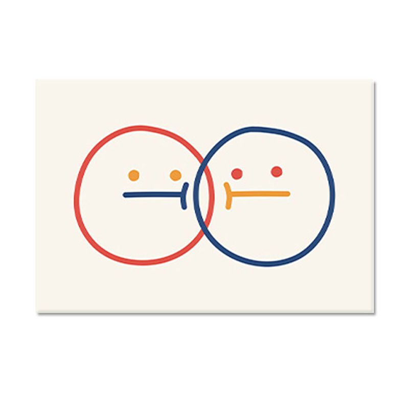 Beige Modern Rug Blending Spots Rug Non-Slip Backing Rug for Living Room