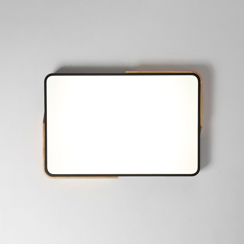 Modern Macaroon Geometric LED Massimale Lampada Ferro 1 Light Flush Mount per Bedroom