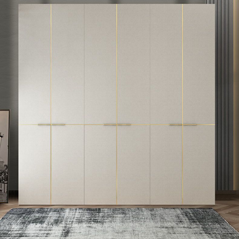 Engineered Wood Wardrobe Cabinet with Drawer Modern Wardrobe Closet