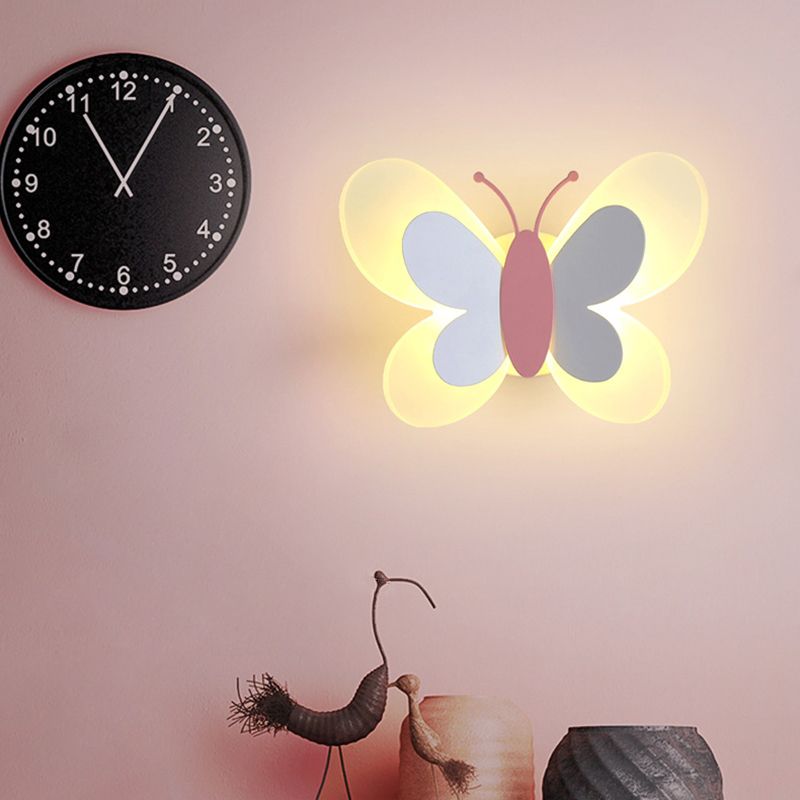 Modern Style Metallic Wall Light Creative LED Wall Light Sconce for Kids' Room