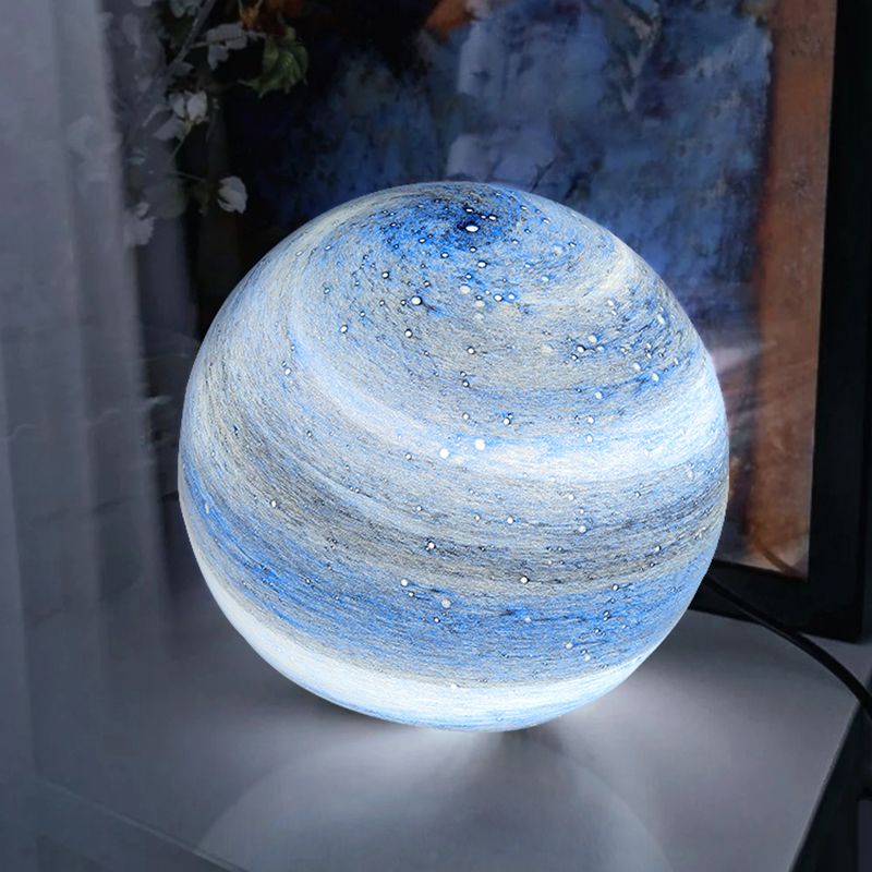 Globe Glass Table Lamp 1 Licht Moderne Simplicity Style Night Light voor slaapkamer