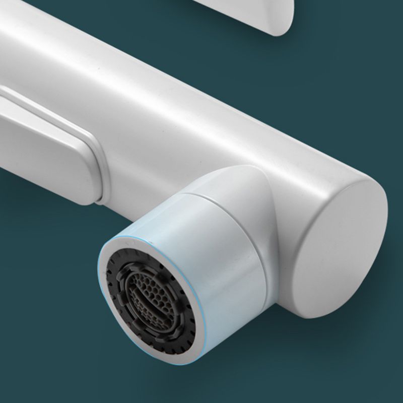 Modern Style Centerset Faucet Lever Handle Faucet for Bathroom