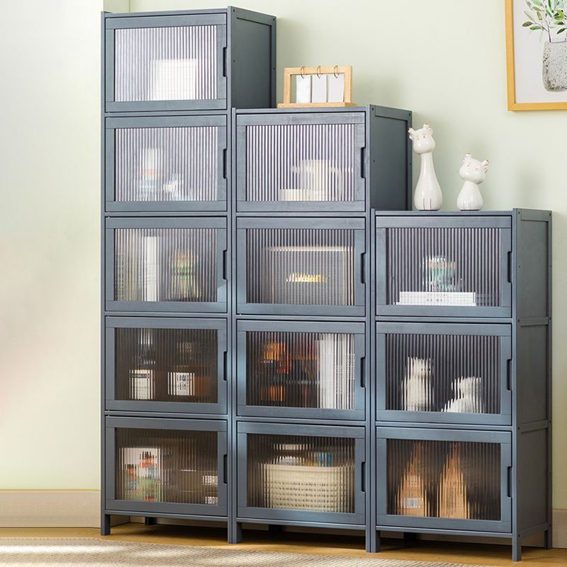 Modern Accent Cabinet with Doors and Straight Legs for Living Room