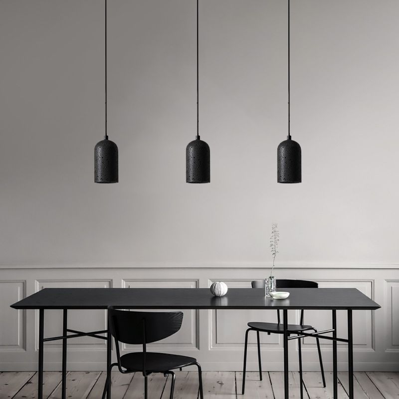 1 tête de pierre suspendue suspension moderne suspension suspension pour chambre à coucher