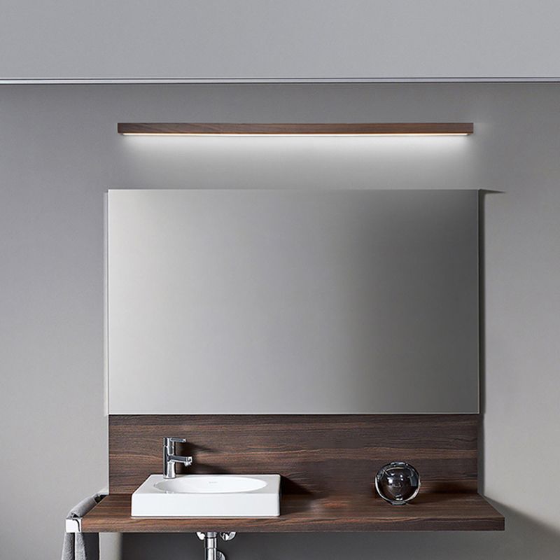 Modern Wall Light Fixture Simple Wooden LED Wall Light Sconce for Bedroom