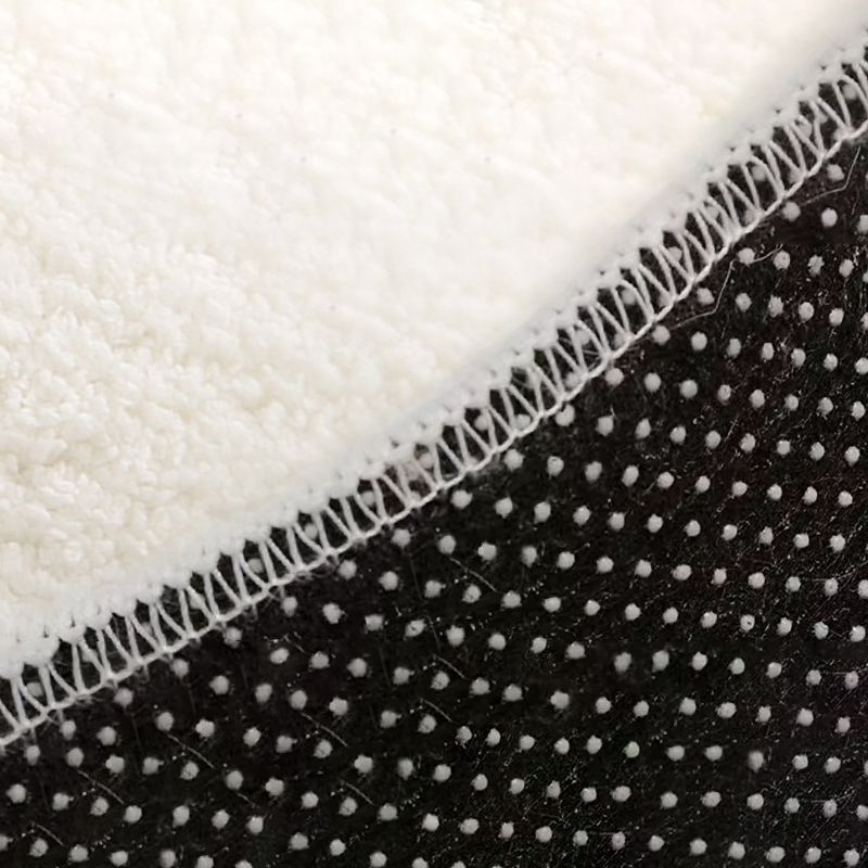 Light Gray Modern Rug Polyester Graphic Rug Non-Slip Backing Rug for Living Room