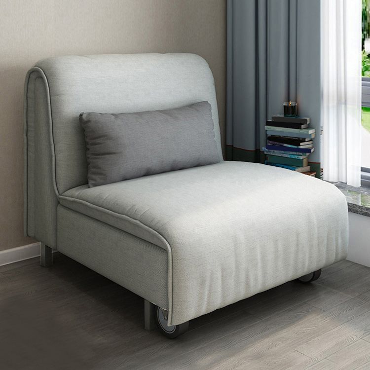 Pillow Included Sofa Futon Cushion Back Armless Sleeper Sofa