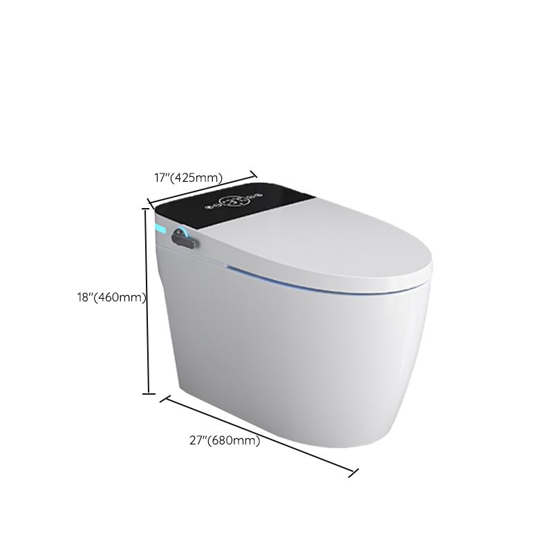 Modern One Piece ABS Toilet Floor Mounted Siphon Jet Urine Toilet