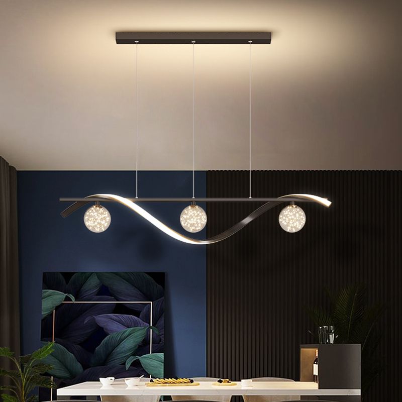 3 Light Kitchen Island Pendant Linear Island Lighting Contemporary Island Lighting