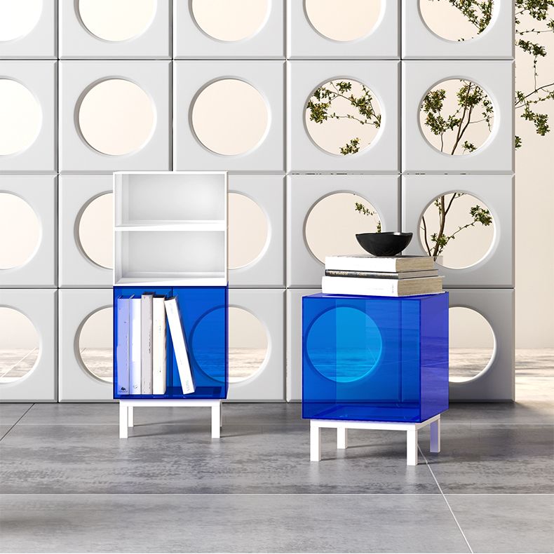 Libreria in stile contemporaneo di libreria chiusa in acrilico per home office