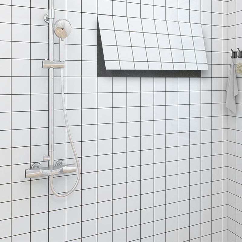 3-Pack PVC Rectangular Peel & Stick Subway Tile Kitchen and Bathroom Backsplash