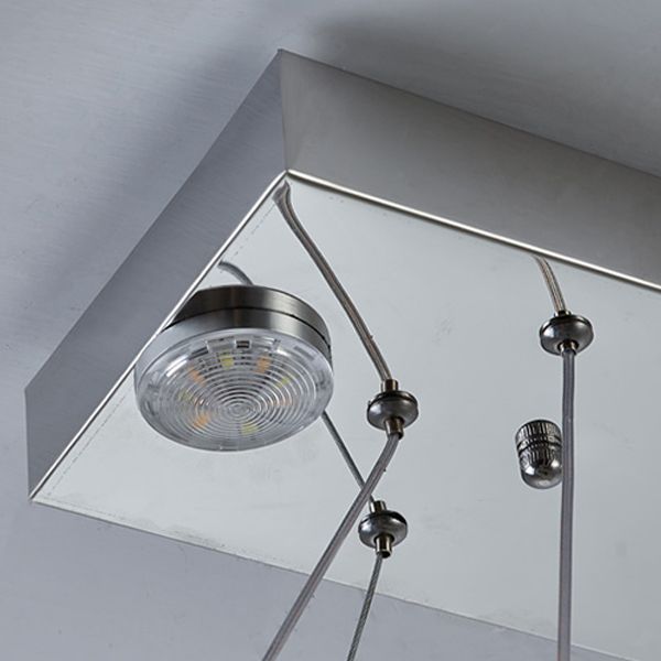 Linearer Anhänger Beleuchtung Kronleuchter Licht zeitgenössischer Anhänger Licht für Kücheninselkristall