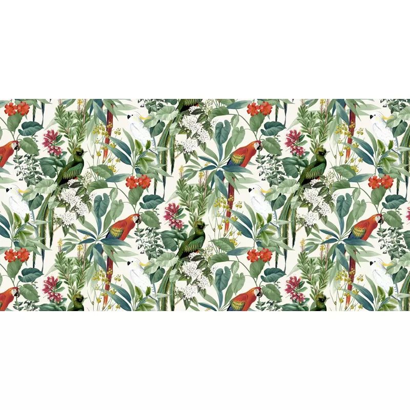 Photo Style Parrot Mural Wallpaper Extra Large Wall Art for Dress Shop, Made to Measure