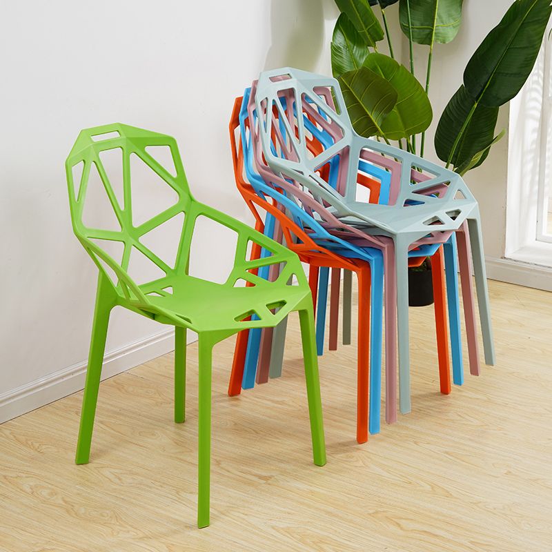 Sillas de comedor de estilo moderno Silla auxiliar de comedor de plástico para cocina