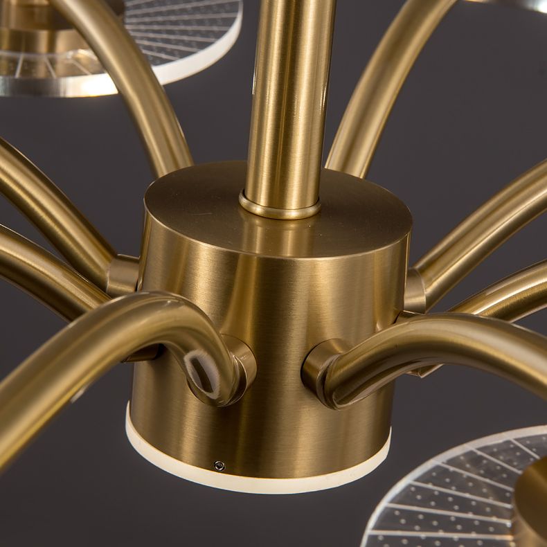 Luz de montaje semi rascuble de hoja acrílico acrílico simplicidad al ras del techo lámparas para dormitorio