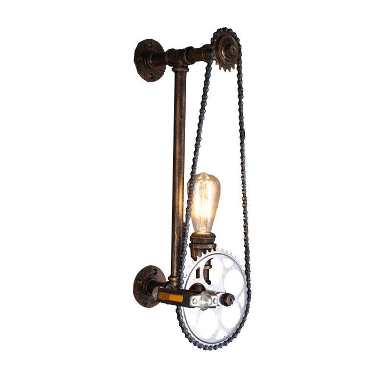 Industrial Wall Light Creative Metallic Wall Light Sconce for Living Room