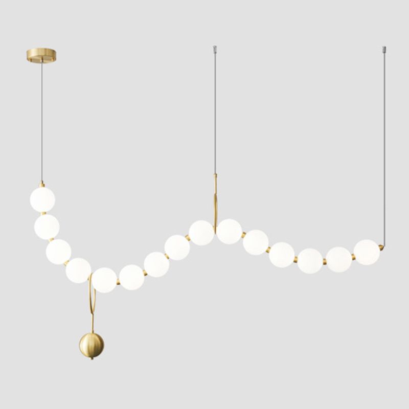 1 Light Unique Shape Hanging Ceiling Lights Modern Hanging Light Fixtures for Living Room