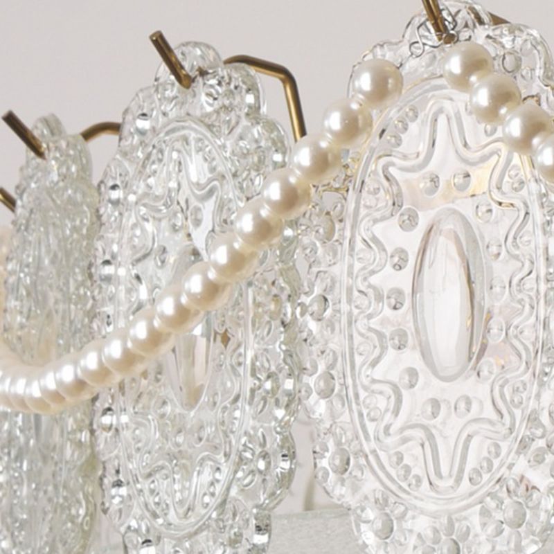 Contemporary Ceiling Light Creative Flush Mount Ceiling Light Fixture with Glass Shade