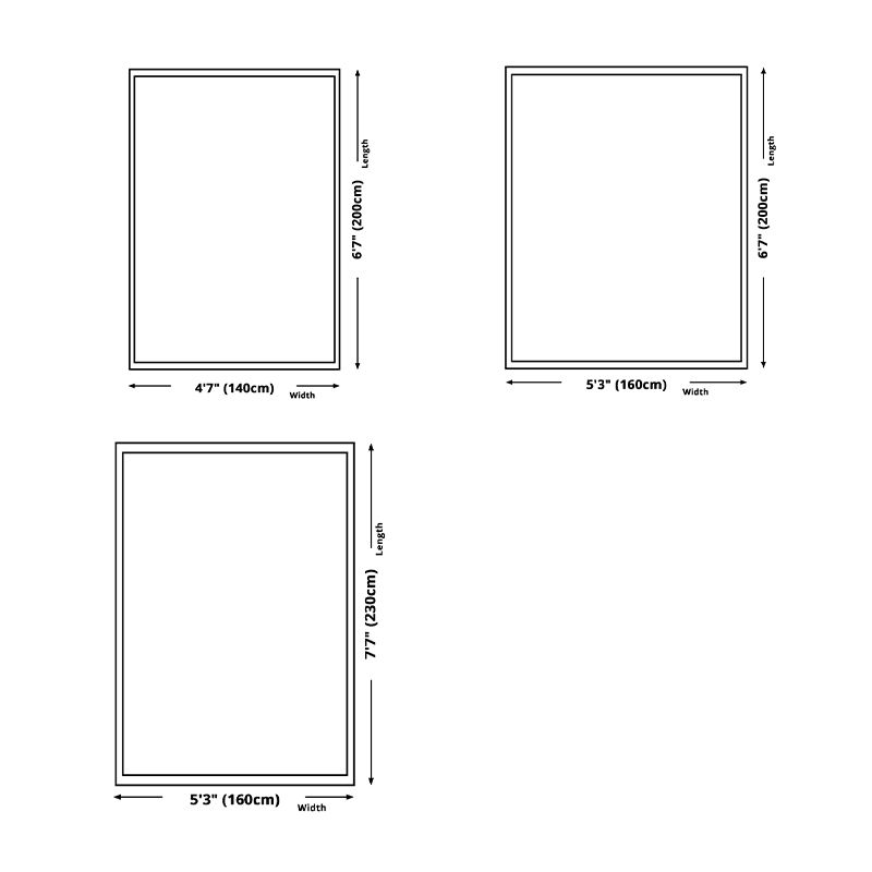 Moderne woonkamer Tapijt Grijs Polyester Gebied Rug vlekbestendig vloerkleed voor thuisdecoratie