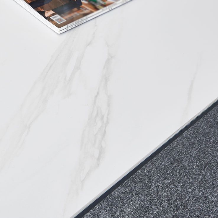 Industrial Standard Rectangle Dining Table Sintered Stone Top Dining Table for Kitchen