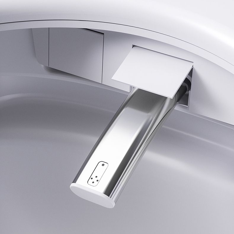 Contemporary Elongated Wall Mounted Bidet Heated Seat Wall Hung Toilet Set