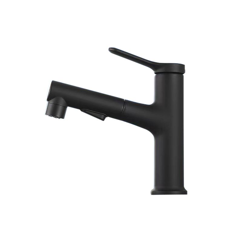 Vessel Sink Faucet Contemporary Pull-out Faucet with Swivel Spout