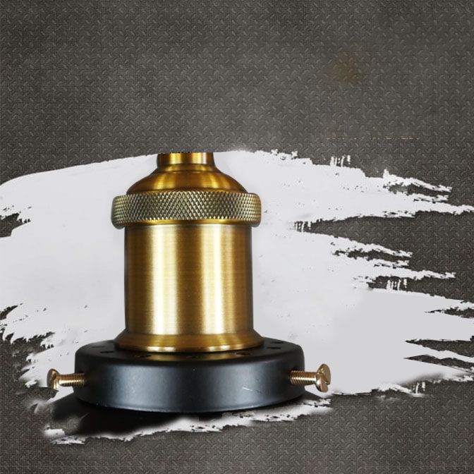 Hand-Blown Glass Bowl Chandelier Antiqued Restaurant Suspension Lamp in Black