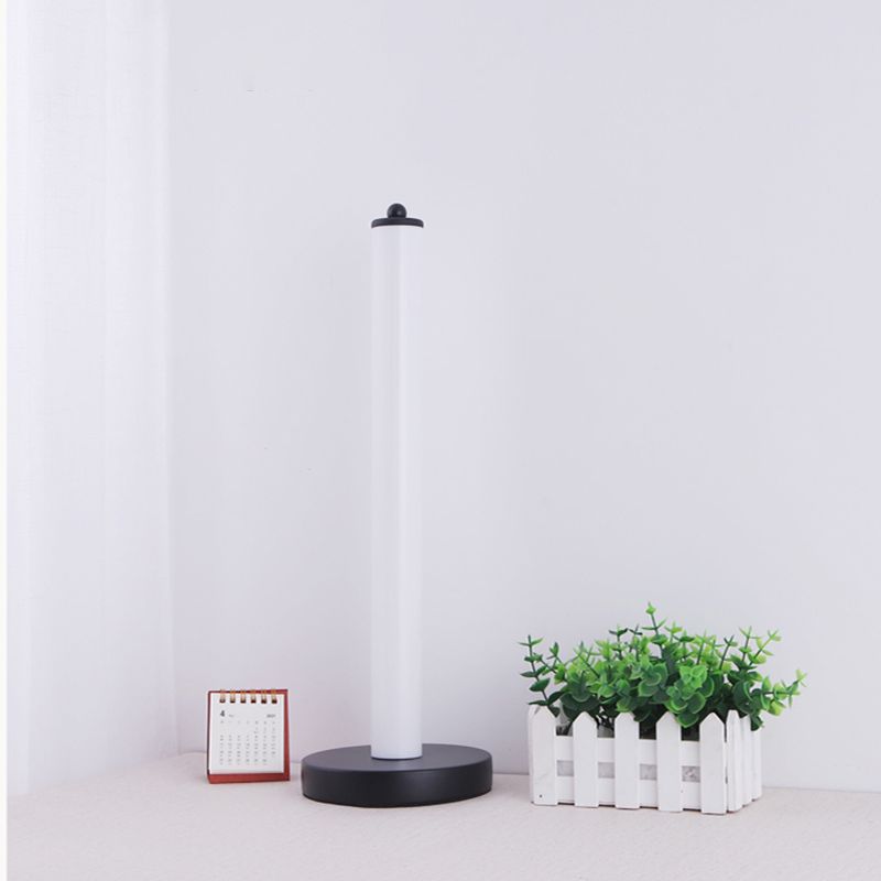 Luz de mesa de plástico en forma de poste Simplicidad Led Night Stand Light para dormitorio