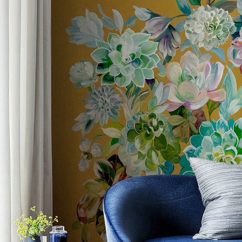 Bunte Blüten-Wandbilder, modernistische, feuchtigkeitsbeständige Wanddekoration auf Weiß für Ihr Zuhause
