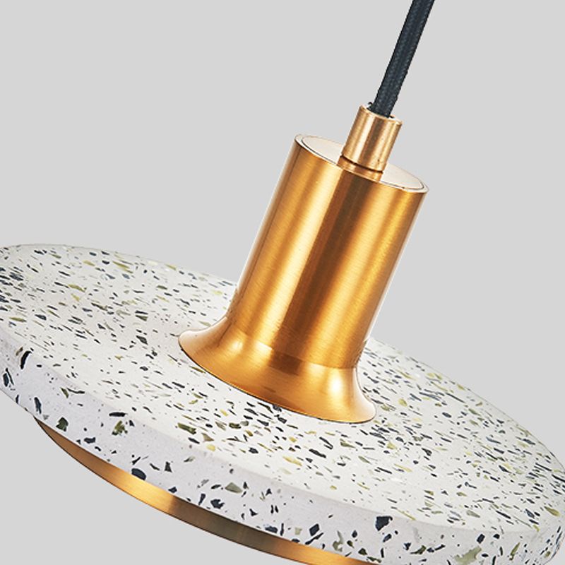 Terrazzo Hanging Light Nordic Pendent Lighting Fixture for Sitting Room