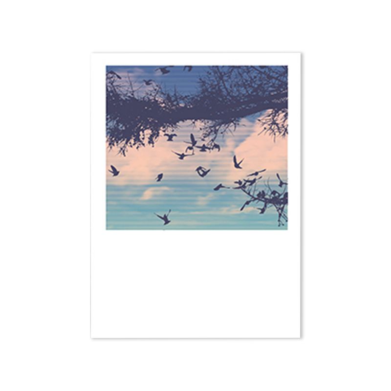 Contemporary Sky Scene Wall Decor Canvas Light Color Natural Landscape Art Print, Multiple Sizes