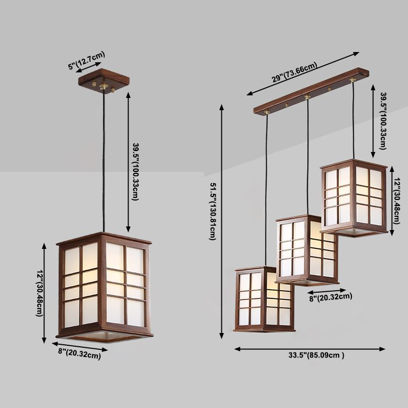Marco rectangular de madera colgante moderno de simplicidad para sala de estar comedor de baño