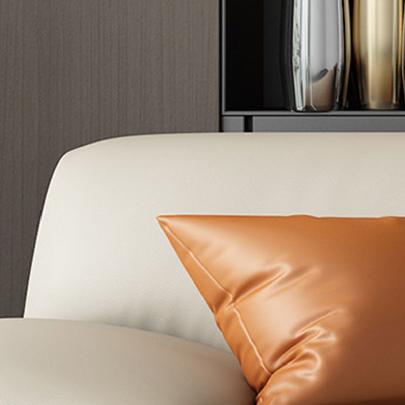 41" Wide Scandinavian Sleeper Sofa Futon Leather Storage Sleeper Sofa