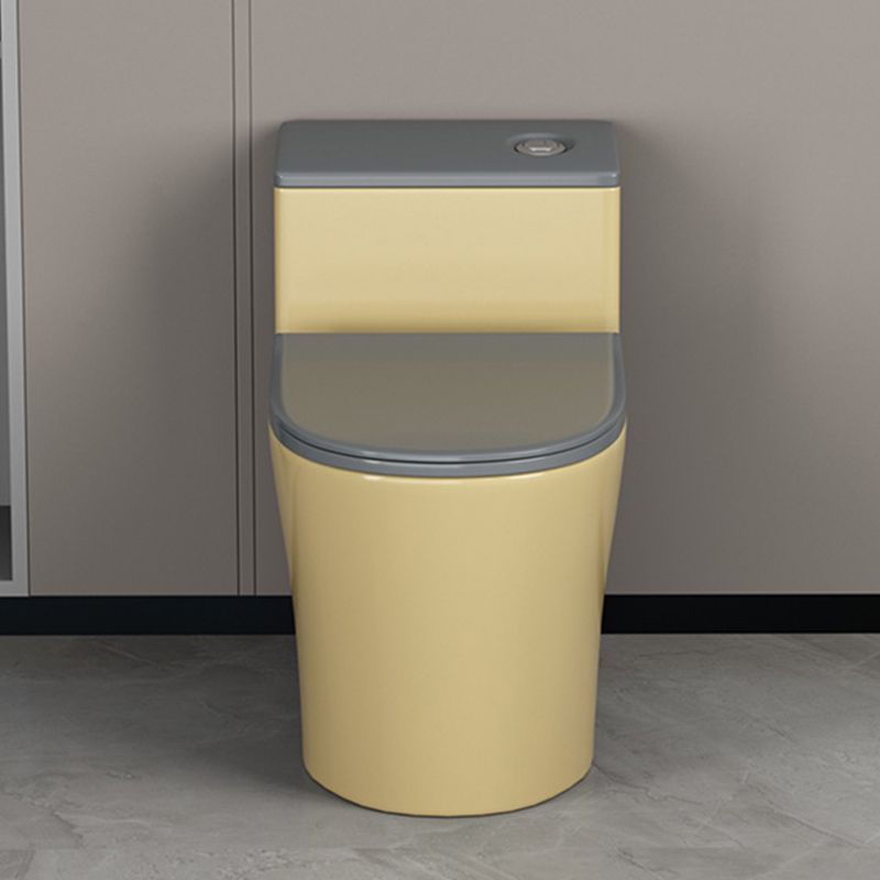 Traditional Ceramic Flush Toilet Seat Included Urine Toilet for Washroom