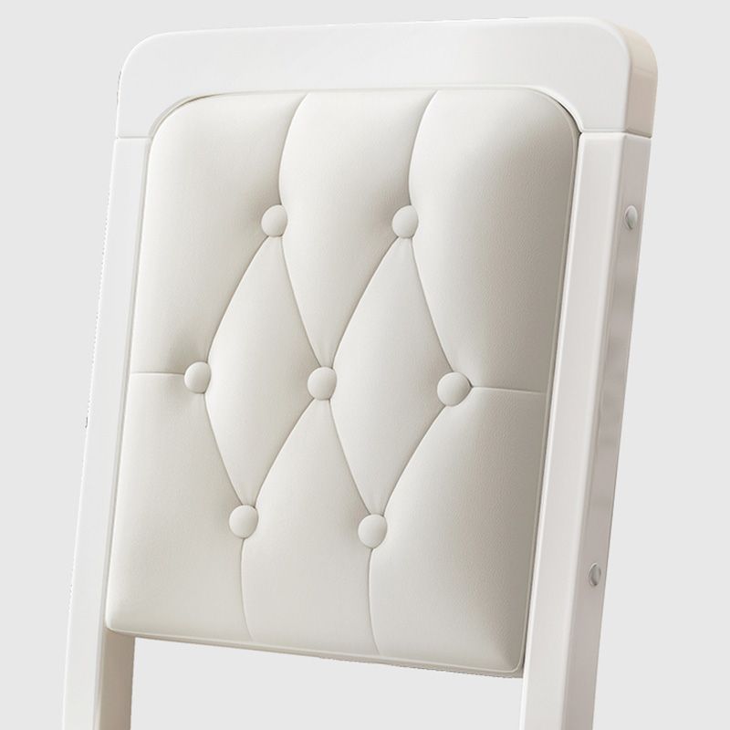 Contemporary Wood Dining Armless Chair Open Back Dining Side Chair