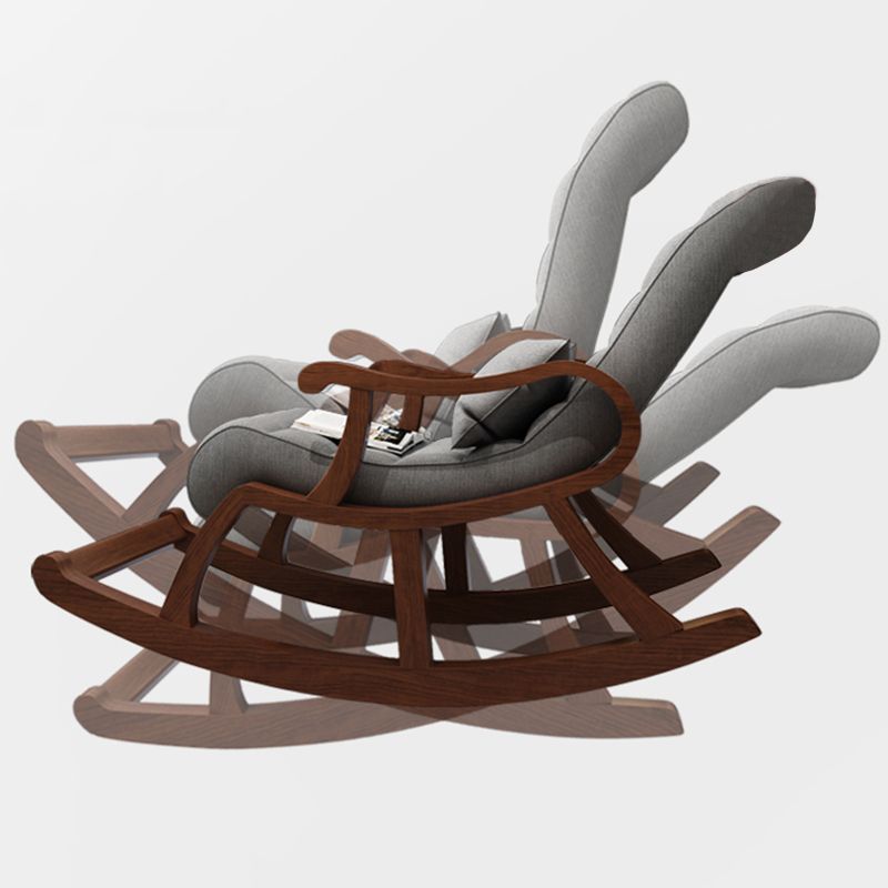 Mid-Century Recliner Chair Tufted Cushions Recliner Chair With A Lumbar Pillow